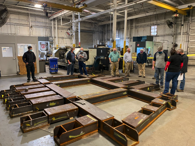 Safety-related roof support for nuclear utility steam generator replacement project